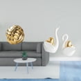 thumbnail image 2 of Figura de cerámica,Figura de cerámica con forma de bola de hilo y nudo,estatua de cisne,Estatuas y figuritas de cisne de cerámica modernas Esculturas,Escultura de animales Decoración centro, 2 of 8