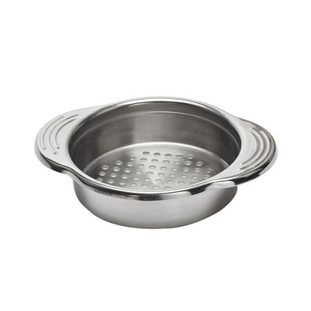 

DIYOO Multipurpose Stainless Can Strainer Double Handles Press Lid Drainer