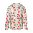 thumbnail image 2 of Lsque Strawberry And Flowers UPF 50+ Lightweight Sun Protection Men's Women's Long Sleeve Shirt, Hoodie Performance -Medium, 2 of 9