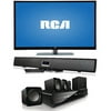 RCA 42" LED42C45RQ Class LED 1080p 60Hz (3.4" ultra-slim) HDTV with Home Theater System or Sound Bar and Optional Accessories