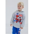 thumbnail image 4 of Marvel Spidey and His Amazing Friends Toddler Boys Fleece Hoodie and Pants Outfit Set Toddler to Little Kid, 4 of 5