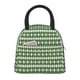thumbnail image 1 of Fotbe Light Green Squares Bolsa de Almuerzo con Estampado, Lonchera Aislada, Contenedor de Comida Reutilizable Tipo Cooler a Prueba de Fugas, 1 of 6