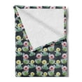 thumbnail image 2 of Cactus Soft Flannel Fleece Throw Blanket, Foliage Pattern with Watercolor Effect Mexican Indigenous Flowers Botany Inspired, Cozy Plush for Indoor and Outdoor Use, 50" x 70", Multicolor, by Ambesonne, 2 of 5