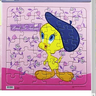 Looney Tunes' Tweety Bird Scooter Riding in Paris Puzzle (42pc