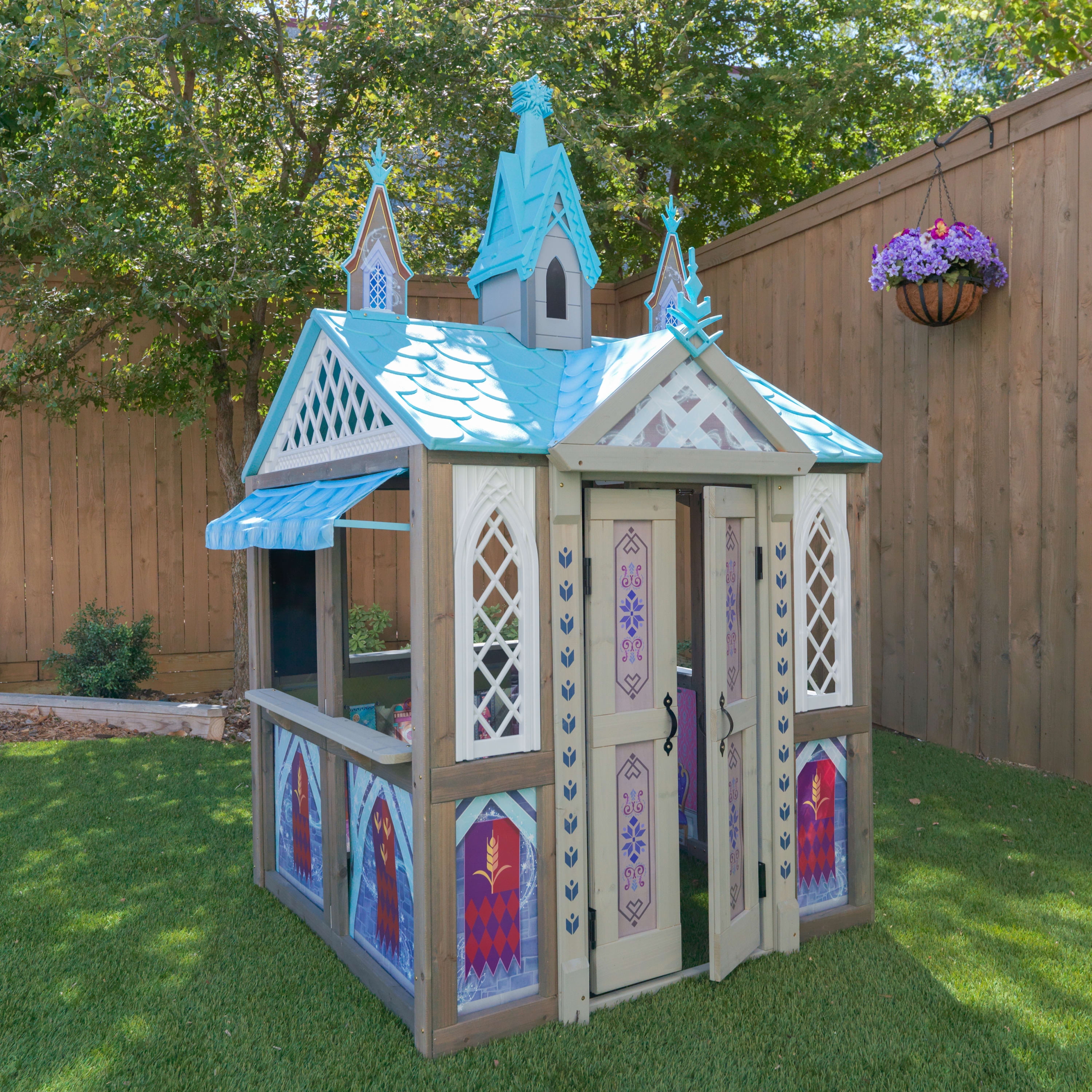 frozen castle outdoor playhouse