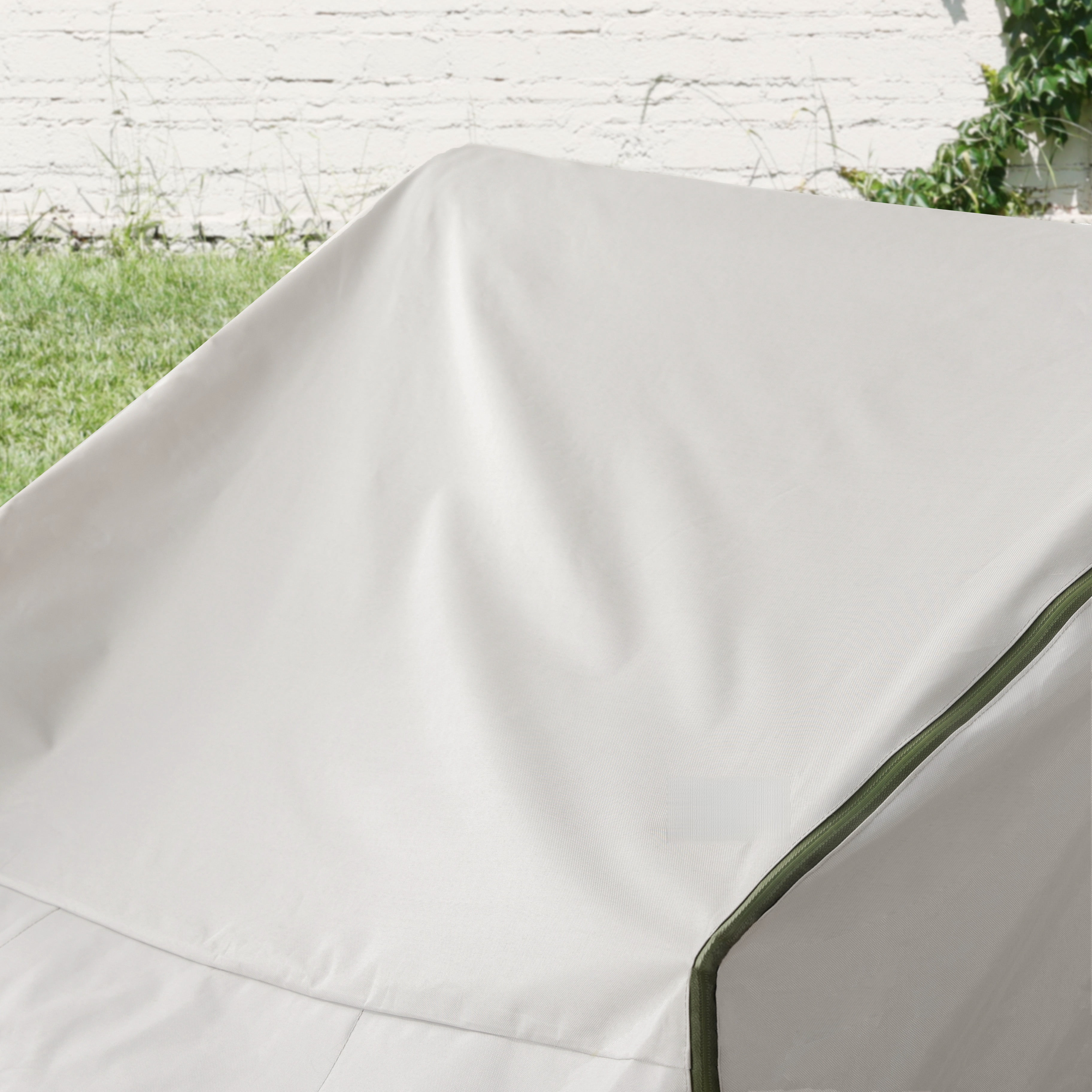 Phantoscope 2-Piece Waterproof Outdoor Patio Chair Covers, Weather-Resistant Furniture Protectors, Light Gray