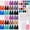 Chroma Pop - 576PCS, variant on Beetles Caramel Drift Press On Nails Kit, Short Square, 360 Pcs 12 Colors with Nail Glue, Adhesive Tabs & Nail Art Stickers