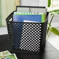 thumbnail image 3 of (4 pack) Mainstays Cube Black Decorative Plastic Storage Basket, 13 in x 11 in, 3 of 6