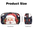 thumbnail image 5 of Santa Claus Travel Electronic Organizer Case with Oxford Waterproof Material, 5.9x9.44x3.14 in, Charger Organizer, Charger Pouch, Travel Cord Organizer Case Small, Mobile Charger Pouch, 5 of 6