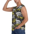 thumbnail image 3 of Pofeuu White Retro Off-Road Vehicle Print Men's Muscle T-Shirt, Sleeveless, Muscle Tank, Classic Muscle Tee Top For Men Casual Sleeveless Muscle T-Shirt Trendy Clothes-XX-Large, 3 of 7