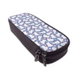 thumbnail image 6 of Lsque Cute White Rabbit Printed Big Capacity PU Leather Pencil Case Large Pencil Pouch Stationery Pen Bag Pencil Holder for Teen, 6 of 6