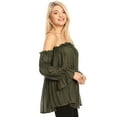 thumbnail image 2 of Femmes Renaissance hors Épaule Top Costumes Blouse Boho Paysan Chemise, 2 of 5