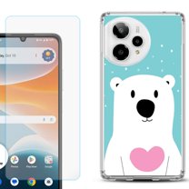 Phone Case for Cricket Icon Pro 2026, with Screen Protector, by OneToughShield - Pola Bear