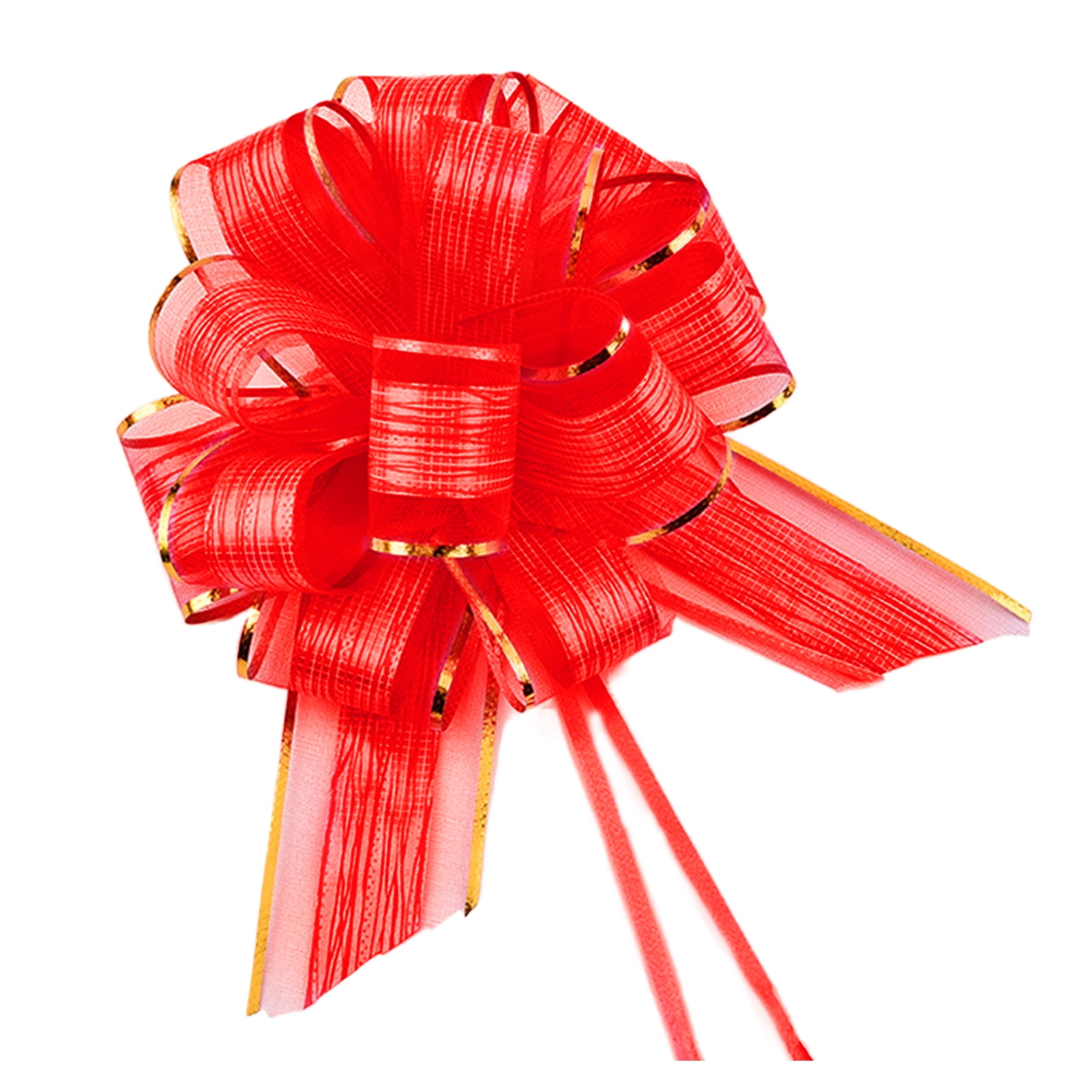  VILLCASE 4pcs Snow Gauze Belt Red Ribbon Hair Bow Ribbon Satin  Ribbon Present Packing Ribbon Bow Making Ribbon Ribbons for Flower Bouquets  DIY Gift Ribbon Mesh Nylon Packing Supplies : Health