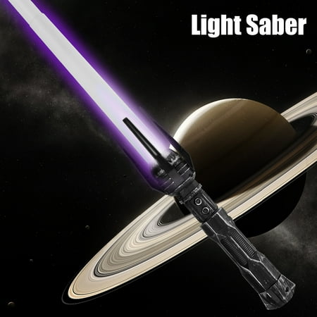

28.7inch RGB Lightsaber w/7 Color Changing Light up Sword w/Light and Sound Effect LED Light Swords Battery Operated Luminous Saber with DIY Sword Handle for Kids Gift