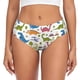 thumbnail image 1 of Fotbe Cute Dinosaur Calzones Estampados para Mujer – Ropa Interior de Algodón, Cómoda, Suave y Elástica-X-Small, 1 of 6