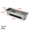 thumbnail image 3 of Stainless Steel Putty Trough Cement Trough Brick Tile Mud Trough Plastering Tool, 3 of 7