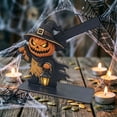thumbnail image 4 of ZJNGJC Halloween Wooden Tabletop Signs Grim O Witch Decorative Holders Farmhouse Tiered Tray For Home Party Desktop Ornament A, 4 of 5
