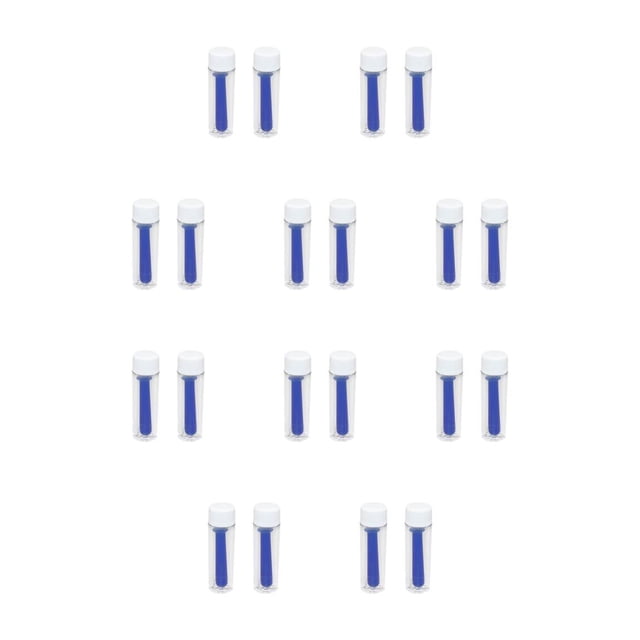 Insertadores de lentes táctiles Seitruly de silicona médica color azul 10Conjunto