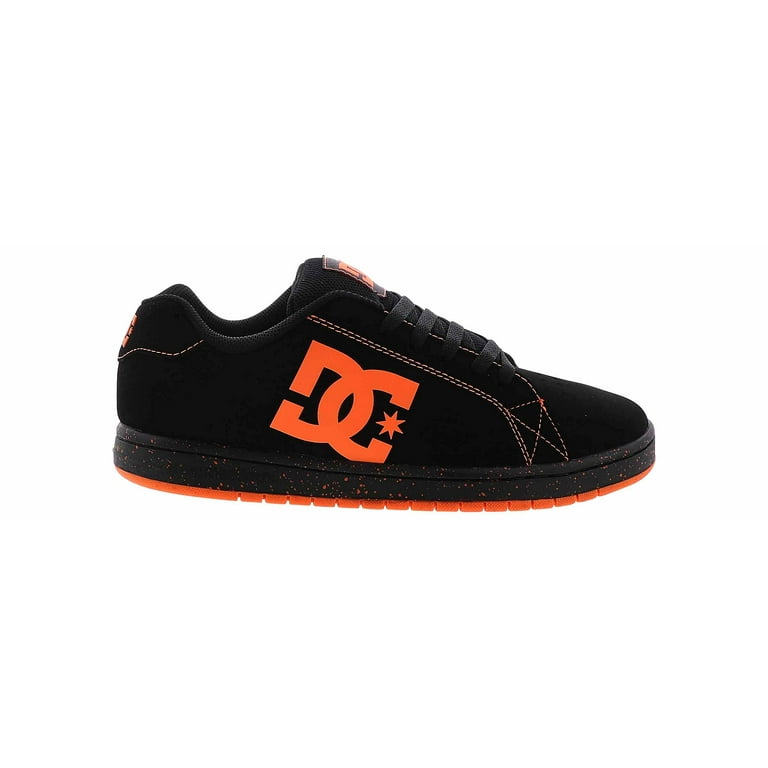 DC Men's Gaveler Low Shoe Skate, Black/Orange, 10