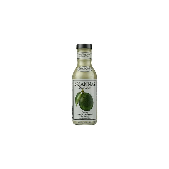 Briannas Creamy Cilantro Lime Dressing, 12 fl oz (Pack of 24)