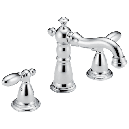 Delta Victorian Two Handle Widespread Bathroom Faucet in Chrome