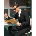 thumbnail image 2 of COOFANDY Men's 2 Piece Suits Classic Fit Suit Set 2 Button Blazer Jacket and Dress Pants for Wedding Business Prom, 2 of 9
