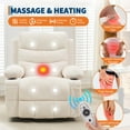 thumbnail image 5 of BouPower Power Lift Recliner Chair, Oversize Electric Recliners for Elderly with Heat and Massage, Stand Assist with Cup Holders, Side Pocket, Single Sofa Seat for Living Room, 5 of 8