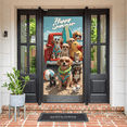 thumbnail image 5 of Cute Dogs Happy Summer Beach Party Banner Decorative Design Pups Playful Scene for Beach Party Summer Event Holiday Celebration, 5 of 9