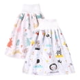 thumbnail image 1 of Heliisoer 2 Pcs Jupe Couche Réutilisable Confortable pour Bébé 1 Garçon Fille Entraînement, 1 of 3