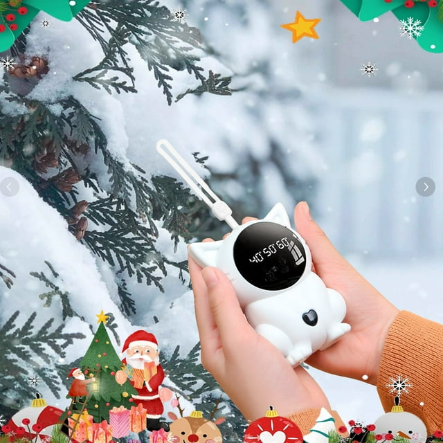 NARABB Intelligent Digital Display Hand Warmer Thre Temperature Control Heating Hand Warmer