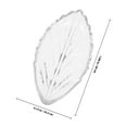 thumbnail image 2 of SEWACC Large Capacity Dry Fruit Tray Leaf Shaped Plastic Serving Platter for Kitchenware 1Pcs, 2 of 8