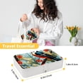 thumbnail image 5 of Woodpecker Portable PU Leather Jewelry Organizer Box with Removable Compartment, 5 of 6