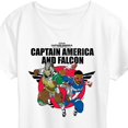 thumbnail image 3 of Marvel Captain America: Brave New World - Cap A Falcon Team Up - Women's Short Sleeve Graphic T-Shirt, 3 of 5