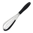 thumbnail image 1 of Mini es para cocinar, de cocina de material acero inoxidable, de alambre pequeño antiadherente para cocinar leche, huevos, hornear, Negro Yotijar mini batidores, 1 of 9