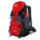thumbnail image 1 of 50L Waterproof Backpack for Camping, Climbing, Travel, Hiking, Red, 1 of 4