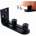 thumbnail image 5 of Floor Guide Sliding Barn Doors Adjustable Wall Mount Ball Bearings Black Guide, 5 of 5