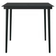 thumbnail image 6 of vidaXL Patio Dining Set Outdoor Dining Set Table and Chair Set for Garden, 6 of 7