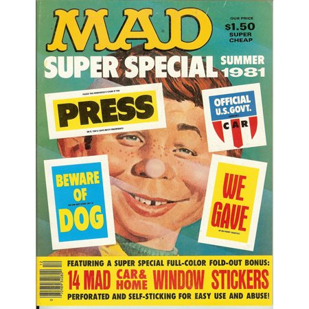 MAD Magazine Vintage Collectible HIGH GRADE Super Special Summer 1981