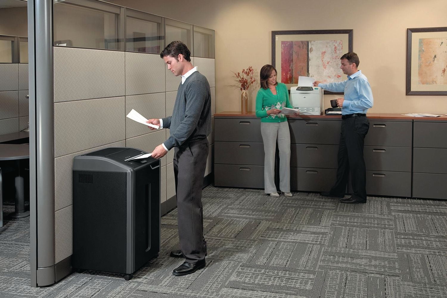 Déchiqueteuse Powershred® 425Ci coupe croisée - Technologie antibourrage