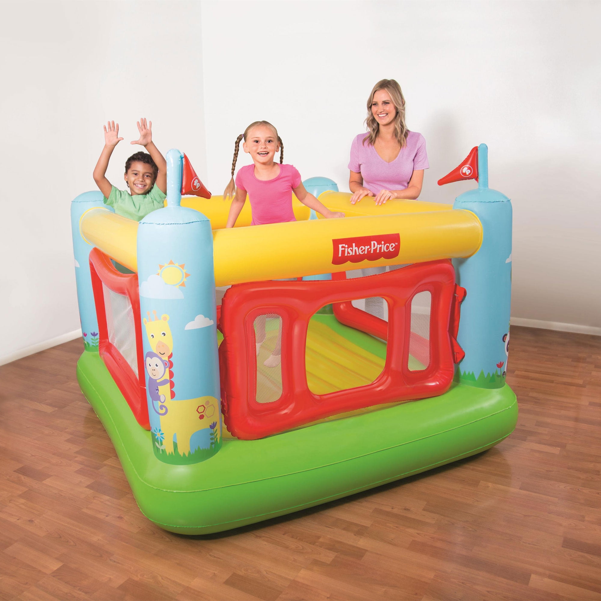 fisher price bouncetacular inflatable bounce house