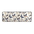 thumbnail image 2 of Dailycode Hallway Runner Rug 2x6 Non Slip Absorbent Soft Floor Mat for Home Kitchen Bedroom Entrance Beautiful Various Butterflies, 2 of 7