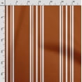 thumbnail image 3 of Soimoi Stripe Print,Cotton Cambric, Quilting Fabric Sold by The Yard 42 Inch Wide, Medium Weight Cotton Fabric, SewingSupplies,Orange, 3 of 5