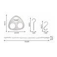 thumbnail image 3 of Camping Tripod Board - Turn Branches into a Campfire Tripod, Stainless Steel Campfire Support Plate with Adjustable Chain for Hanging Cooking Utensils, 3 of 5