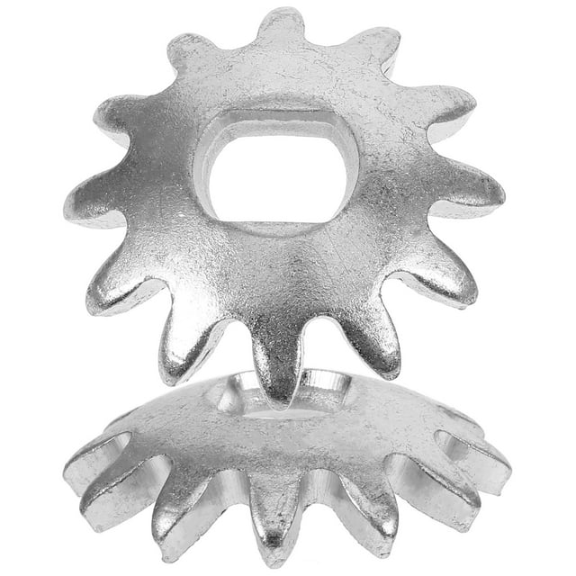 Houderco 2Ud Pieza De Reparación De Engranaje Para Hidráulico En Metal Plata