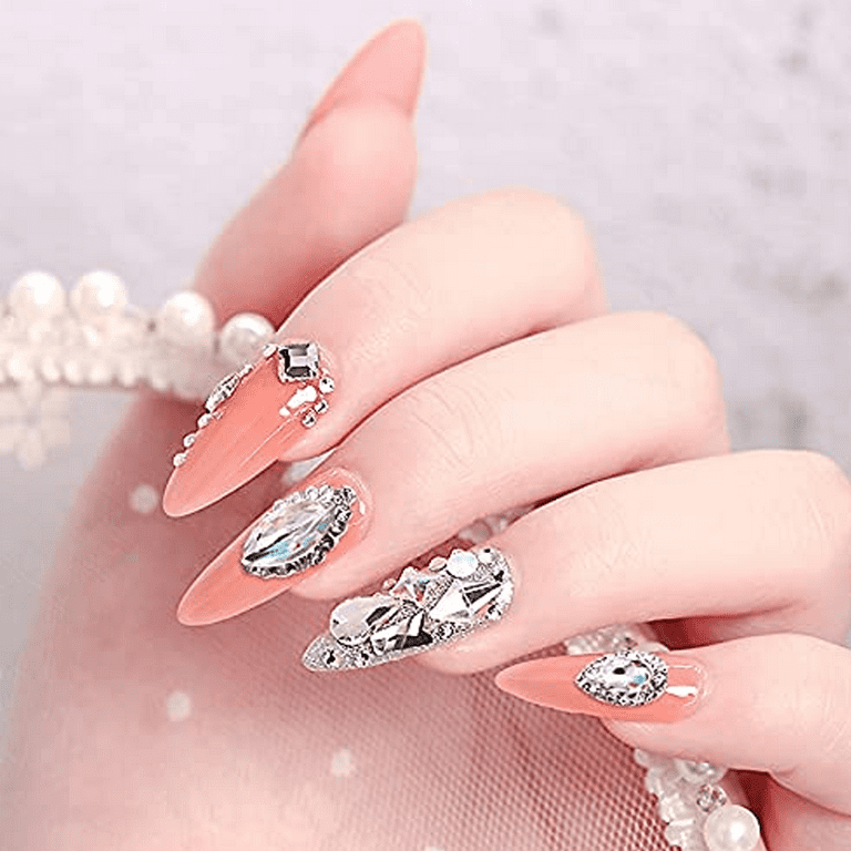 3D Luxury Nail Art Rhinestones and Charms Large Crystals Diamonds