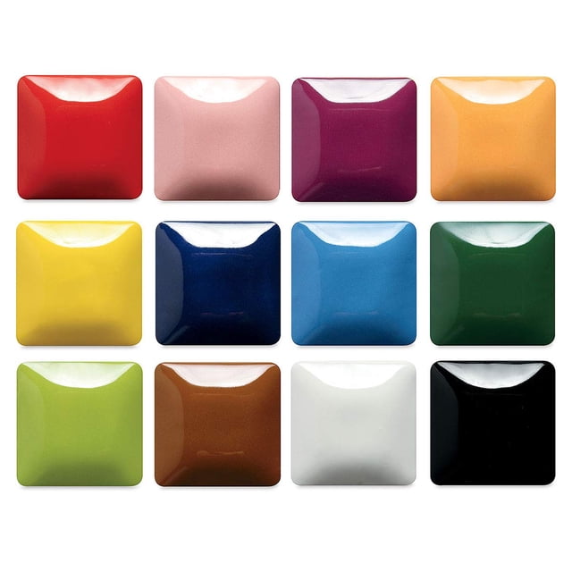 Set de esmaltes Mayco Stroke & Coat Wonderglaze A de 60 ml, juego de 12