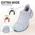 thumbnail image 3 of Artlea Wide Toe Box Men’s Walking Shoes with Arch Support Orthotic Sneakers for Plantar Fasciitis Athletic Men's Running Shoes for Foot Pain Relief, US Size 9.5, 3 of 7