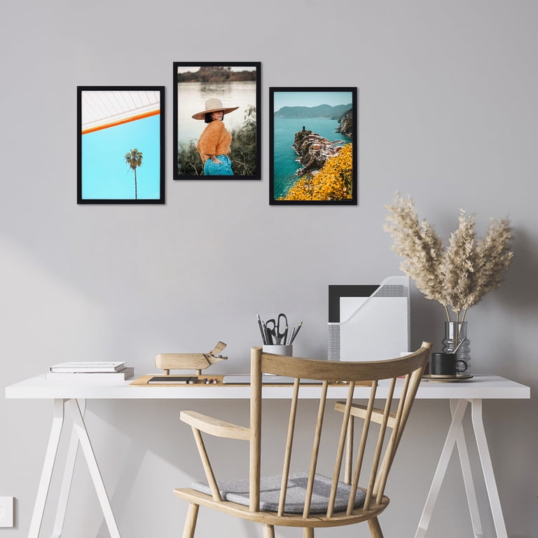Black 8x11 Picture Frame 1 Pack , Classic Picture Frames 8x11 for