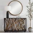 thumbnail image 2 of Uttermost Teak Maze Console Table, 2 of 6
